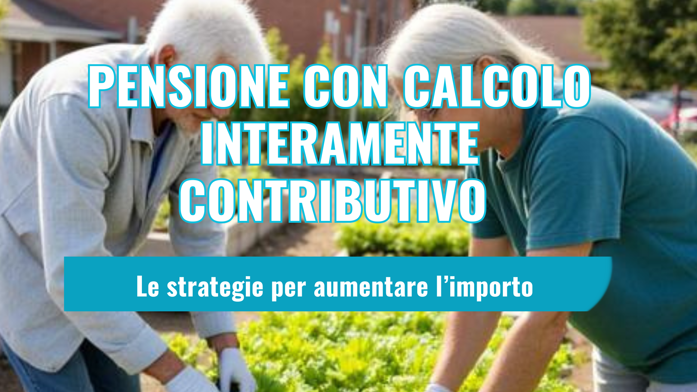 Pensione con calcolo contributivo